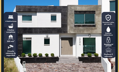 Casa en Tres Marías | 4 Recámaras | 2 Filtros de Seguridad |200 m² | Jardín Grande