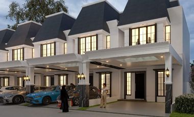 RUMAH CANTIK BERGAYA AMERICAN CLASSIC DENGAN PILIHAN TYPE 2 DAN 3 LANTAI, LOKASI SANGAT STRATEGIS DI CIRENDEU