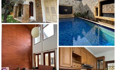 Disewakan / Dijual Rumah Cantik dengan Kolam Renang di Cipete – Lokasi Premium Dekat MRT & Sekolah Internasional