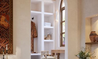 1-Bedroom Artistic Villa with Spanish–Javanese Fusion in Bingin