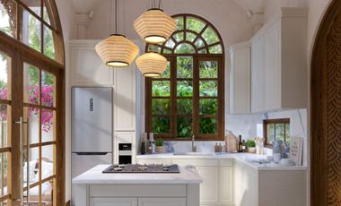 1-Bedroom Artistic Villa with Spanish–Javanese Fusion in Bingin