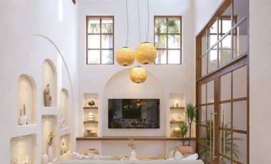 1-Bedroom Artistic Villa with Spanish–Javanese Fusion in Bingin