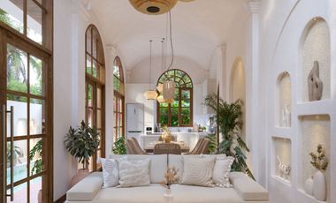 1-Bedroom Artistic Villa with Spanish–Javanese Fusion in Bingin