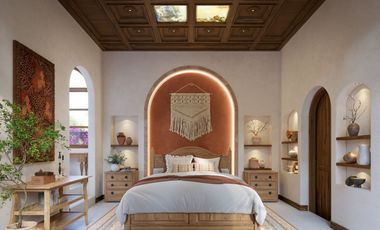 1-Bedroom Artistic Villa with Spanish–Javanese Fusion in Bingin