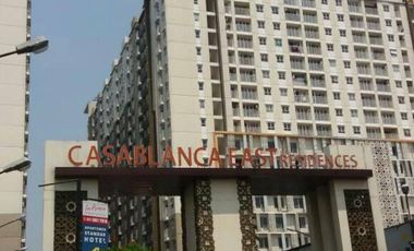 Dijual Murah: 1 Unit Studio Kosong Baru di Casablanca East Residence, Jakarta Timur
