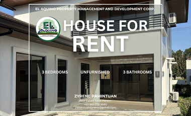 4 Bedrooms- Unfurnished House for Rent in Friendship Hi-way, Angeles