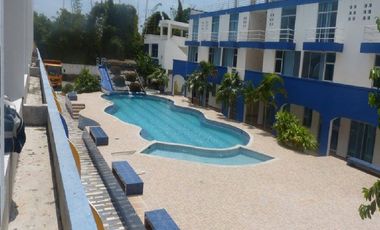 Vendo Departamento en La Playa - Conjunto El Porton de Burbuja, Tonsupa-Ecuador