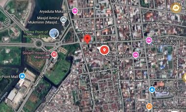 Lelang Tanah Premium Jl. Hj. Bau Makassar Luas 1.736 m² Cocok Investasi & Komersial
