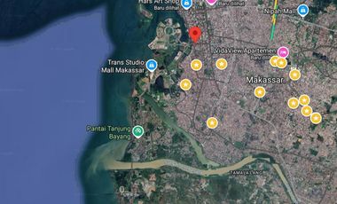 Lelang Tanah Premium Jl. Hj. Bau Makassar Luas 1.736 m² Cocok Investasi & Komersial