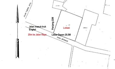 CHEAP LAND PLOT IDEAL ON THE ROAD SIDE NEAR THE HIGHWAY