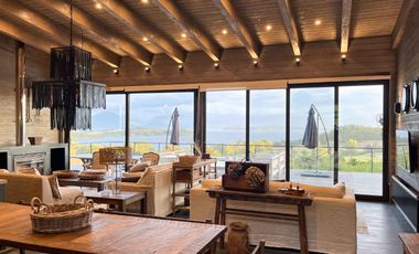 Exclusiva Parcela con Casa en Condominio con playa y hermosa vista al Lago Ranco, Futrono