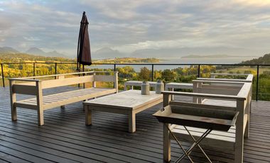 Exclusiva Parcela con Casa en Condominio con playa y hermosa vista al Lago Ranco, Futrono