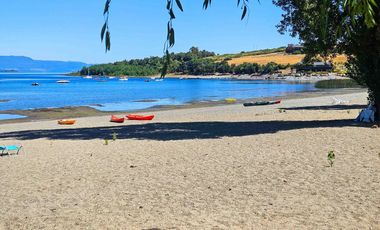 Exclusiva Parcela con Casa en Condominio con playa y hermosa vista al Lago Ranco, Futrono