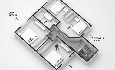 Dúplex moderno en Mayorazgo, Ate