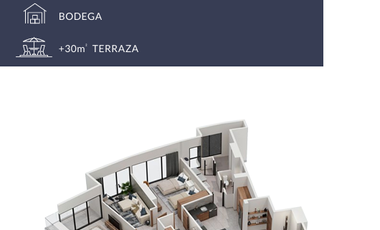 Departamento en venta en Mérida, con  vista al lago, Meriden|Cabo Norte