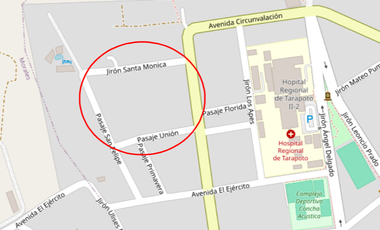 Terreno plano de 1.42 ha en plena Av. Circunvalación, una de las principales vías de tránsito de la ciudad. Un espacio dormido que espera ser transformado.