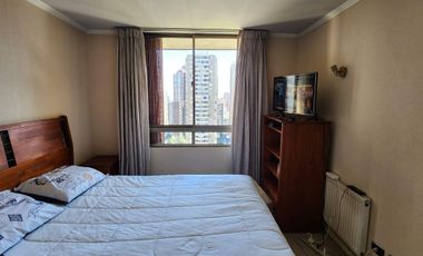 Arriendo departamento en Santiago Centro, amoblado y con estacionamiento