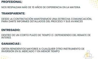Inversión Segura y Rentable en Bienes Raíces, Col. La Primavera, Tlalpan.