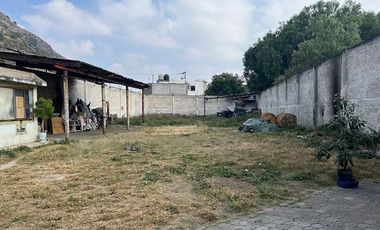 VENTA DE TERRENO BARDEADO CON ZAGUAN A PIE DE CARRETERA EN COL. ALFREDO DEL MAZO. IXTAPALUCA