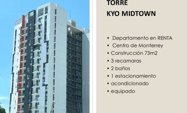 Departamento en RENTA, Centro de Monterrey