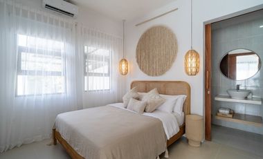 Minimalist modern villa in Nusa dua in villa complex