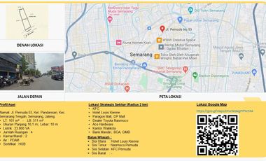 Dijual Ruang Komersil Di Jalan Pemuda Semarang Kota