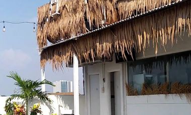 DISEWAKAN RUANG USAHA  ROOFTOP LANTAI 3 DI JL MT HARYONO KOTA TANGERANG