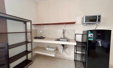 Estudio amueblado en renta en Brisas en Mérida Yucatán