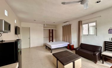 Estudio amueblado en renta en Brisas en Mérida Yucatán