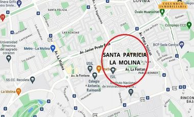 Alquiler La Molina SANTA PATRICIA - Departamento de 3 Dorm + 1 Cochera