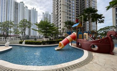 JUAL CEPAT APARTEMEN THE MANSION KEMAYORAN BOUGENVILLE 1BR UNFURNISHED DEKAT JIEXPO SUNTER