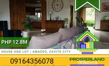 HOUSE AND LOT FOR SALE IN AMADEO, CAVITE CITY