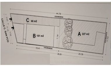 Vendo oportunidad de negocio en Coyoacan terreno con 2 casas y 2 locales