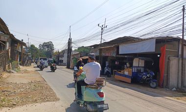 Dijual cepat tanah komersil harga sedikit diatas NJOP di jl raya pengasinan depok