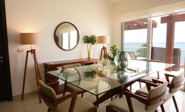 Mareazul - Maravilloso departamento en renta frente al mar.