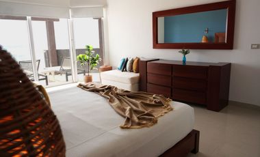 Mareazul - Maravilloso departamento en renta frente al mar.