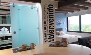 Excelente estudio amueblado en Lorena Ochoa