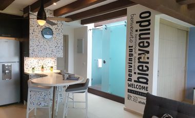 Excelente estudio amueblado en Lorena Ochoa