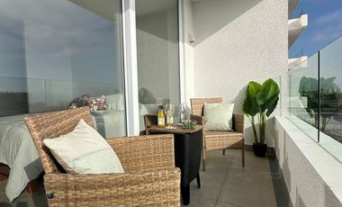 ARRIENDO DEPARTAMENTO UN DORMITORIO, UN BAÑO, LIVING COMEDOR, DE MARZO A DICIEMBRE 2026, PUERTO SERENA, LA SERENA