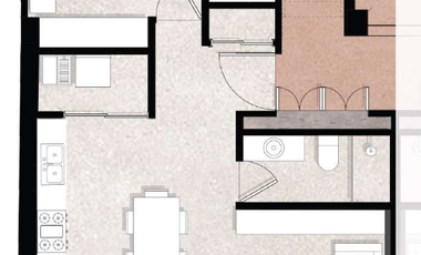 Departamento en Venta en Privada París (Col Arcos Vallarta)