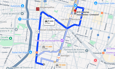 Departamento en Venta Guadalupe Inn Alvaro Obregón CDMX