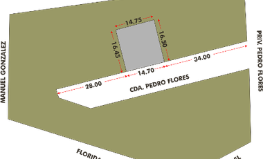 TERRENO EN VENTA PARA PROYECTO RESIDENCIAL, LA HERA IZTAPALAPA