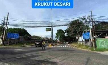 Tanah untuk usaha supermarket, restoran dll di jalan Raya Krukut, limo