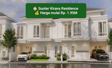 Rumah baru Sunter Kirana Residence SHM 2lantai jakarta utara