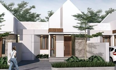 Rumah Scandinavian Modern 1 Lantai Mewah Murah