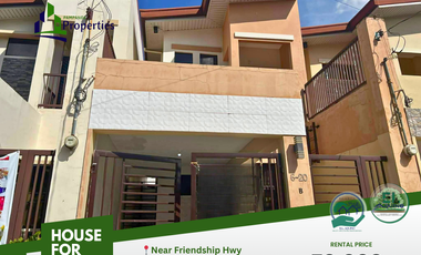3 Bedrooms 2-Storey Town House for Rent in Angeles City Pampanga