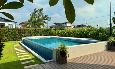 VERDANA HOMES MAMPLASAN Brand New 3-Storey Tropical-inspired House w/ Swimming Pool FOR RENT!