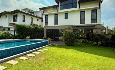 VERDANA HOMES MAMPLASAN Brand New 3-Storey Tropical-inspired House w/ Swimming Pool FOR RENT!
