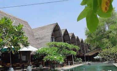 Dijual Resort tepi pantai Gili Air, Pemenangan-Lombok Utara NTB