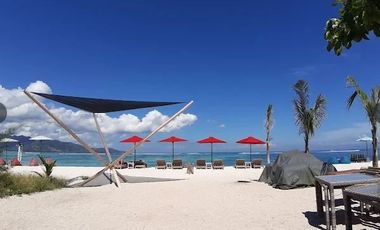 Dijual Resort tepi pantai Gili Air, Pemenangan-Lombok Utara NTB